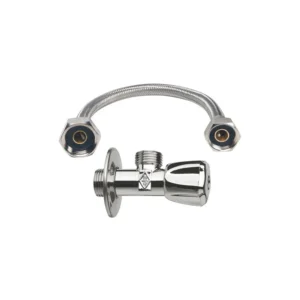 LLAVE ANGULAR HE 1/2" C/FLEXIBLE HI 15/16" X HI ½”. 30CM DN 8MM NIBSA