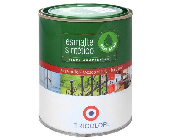 ESMALTE SINTETICO BASE AGUA 1/4 GAL NEGRO TRIC