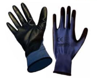 GUANTES ULTRAFLEX PU AZUL/ROJO