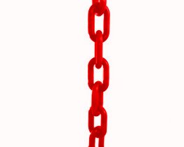 CADENA PLASTICA BAJADA ROJA