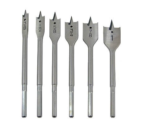 JGO BROCAS PALETA 6PCS 3/8-1