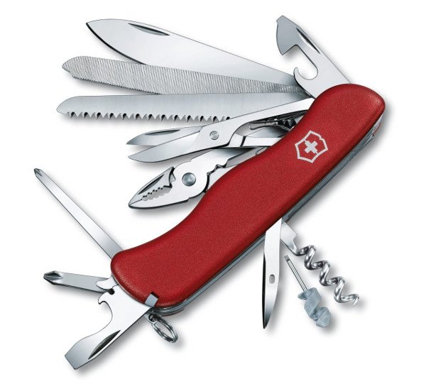 CORTAPLUMAS VICTORINOX COD 8564 WORKCHAMP 111MM ROJA