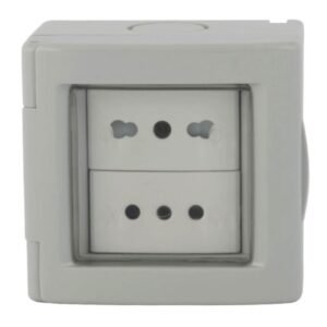 CAJA INTEMPERIE 2 ENCHUFES 10 Y 16A KALOP
