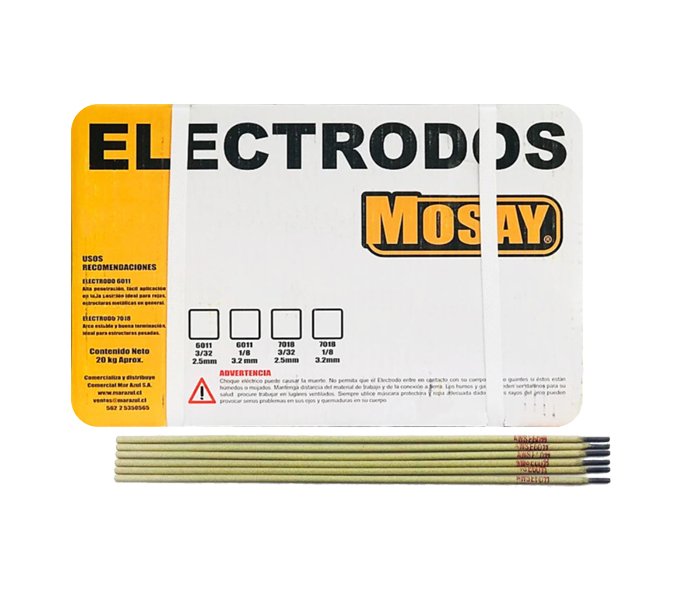 SOLDADURA ELECTRICA PUNTO AZUL 6011 1/8 1KG MOSAY