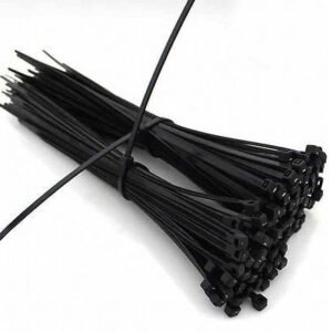 AMARRAS PLASTICAS NEGRA 380 MM X 7.6MM 55KGS NEGRA GRANDE GRUESA
