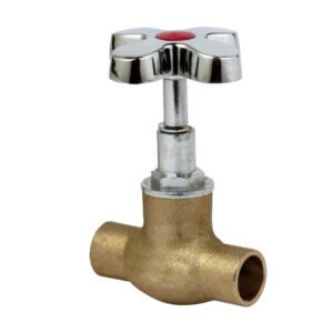 LLAVE PASO 1/2 CUERPO CROMADO TAUMM