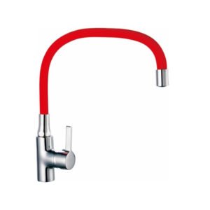 MONOMANDO LAVAPLATOS CUELLO FLEXIBLE ROJO TAUMM
