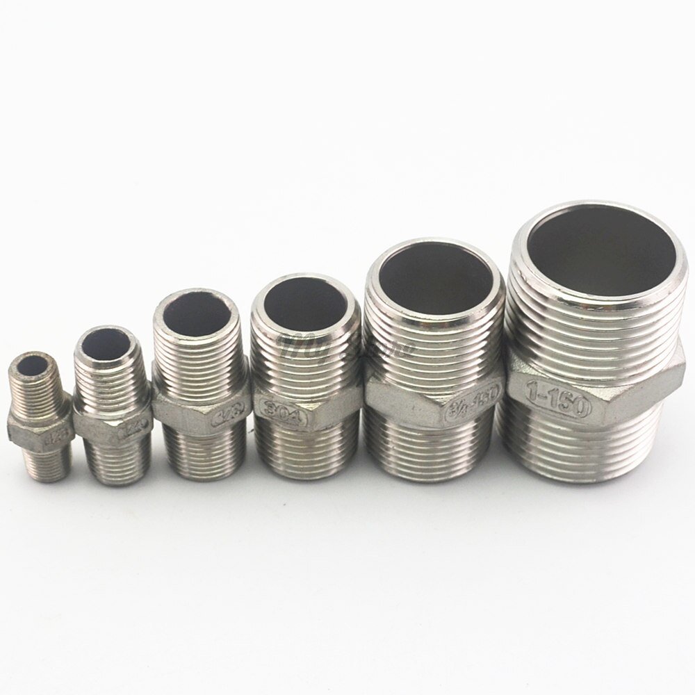 NIPLE HEX NPT SS304 1/4" HE HE 150LBS INOX