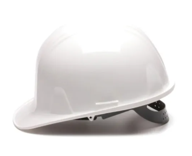 CASCO C/ARNES PLASTICO BLANCO