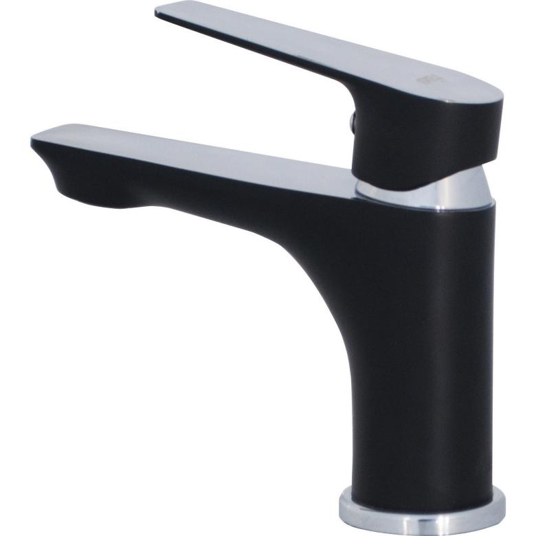 Monomando lavatorio duo negro fas