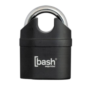 CANDADO CON ALARMA COMERCIAL NEGRO BASH