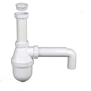 SIFON LAVAPLATO PLASTICO CURVO VINILIT