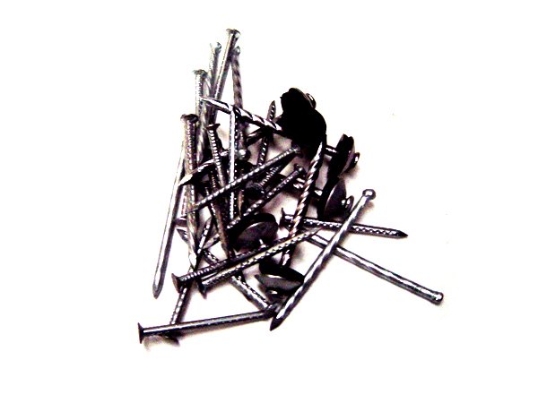 CLAVOS TECHO C/GOMA BOLSA 100UN (2 1/2")