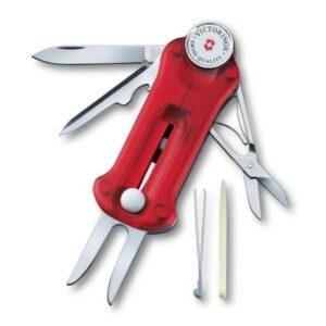CORTAPLUMAS GOLFTOOL 10 FUN ROJA TRASLUCIDA COD. 0.7052 VICTORINOX
