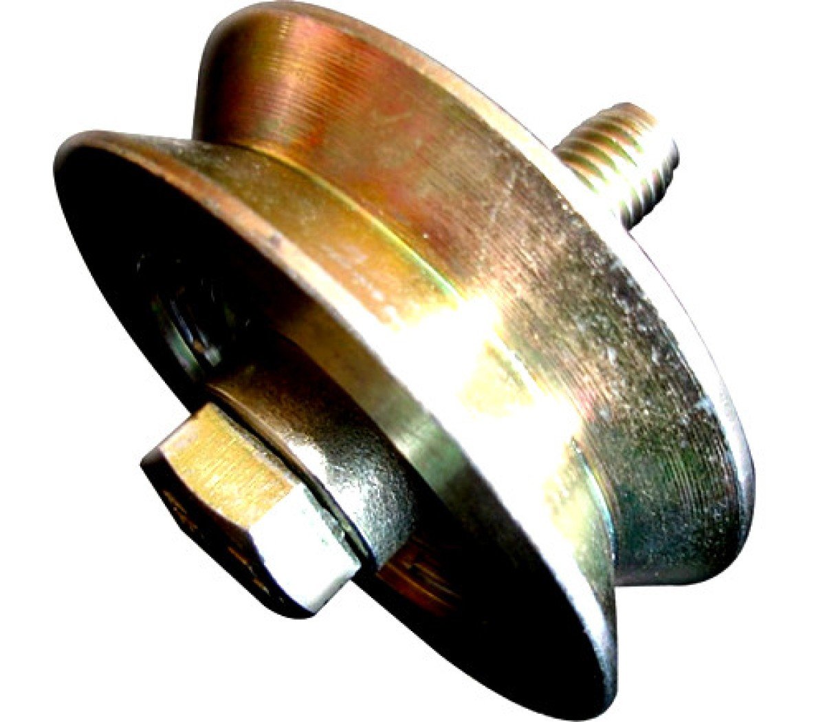 RUEDA PORTON 3" C/PERNO 100KG APROX.