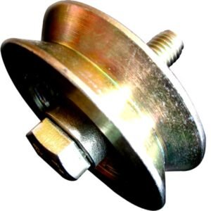 RUEDA PORTON 2 1/2" C/PERNO 75KG APROX.