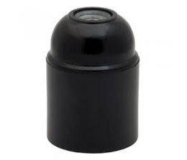 PORTALAMPARA VOLANTE PLASTICO NEGRO