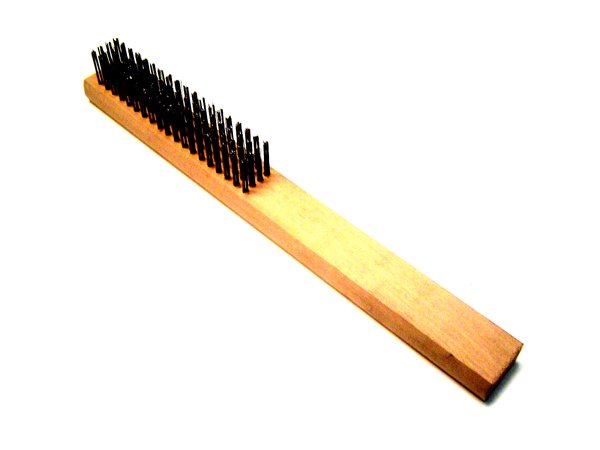 ESCOBILLA ACERO C/MANGO 4 CORR.N200