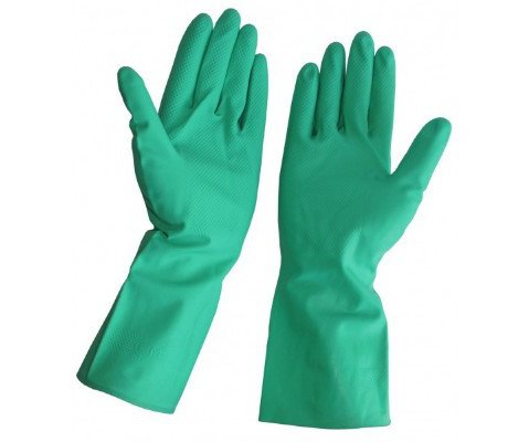 GUANTES ACIDO NITRILO VERDE