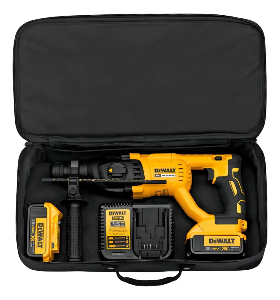 ROTOMARTILLO INALAMBRICO 26MM 20V 2BAT 4AH CARG BOLSO DEWALT - Imagen 2