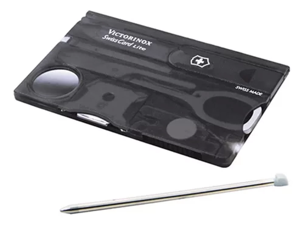 CORTAPLUMA SWISSCARD,LITE,13 FUN,NEGRO TRANS. - Imagen 3