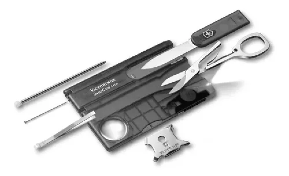 CORTAPLUMA SWISSCARD,LITE,13 FUN,NEGRO TRANS. - Imagen 2