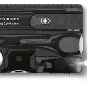 CORTAPLUMA SWISSCARD,LITE,13 FUN,NEGRO TRANS.