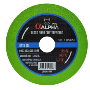 DISCO CORTA VIDRIO 4 1/2" ALPHA PRO