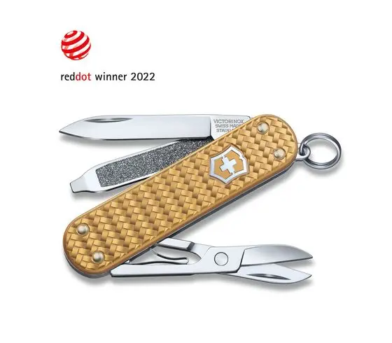 CORTAPLUMA ALOX. 58MM 5 FUN. 0.6221.408G BRASS GOLD VICTORINOX