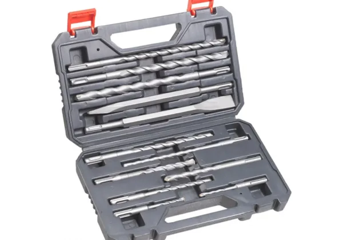 JGO BROCAS SDS PLUS Y CINCELES 12 PZ MALETA KWB