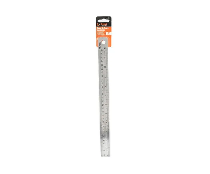 REGLA ACERO INOXIDABLE 12" 30CMS SMART
