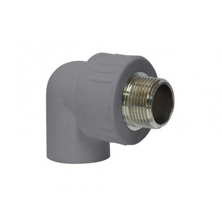 CODO PPR 20 X 1/2" HE METALICO
