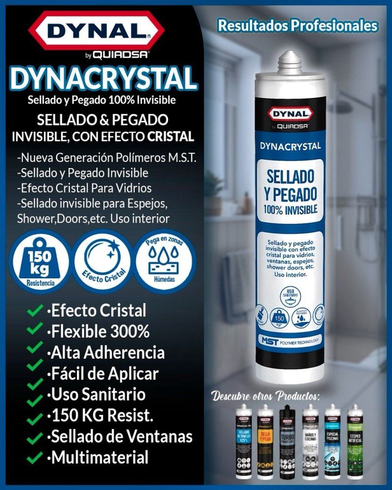 DYNACRYSTAL INVISIBLE POMO 290 ML DYNAL