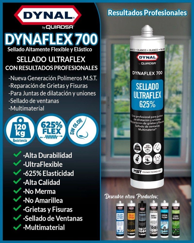 DYNAFLEX 700 ULTRAFLEX BLANCO POMO 290 ML DYNAL
