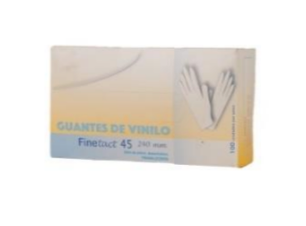 GUANTE VINILO CAJA 100 UNIDADES