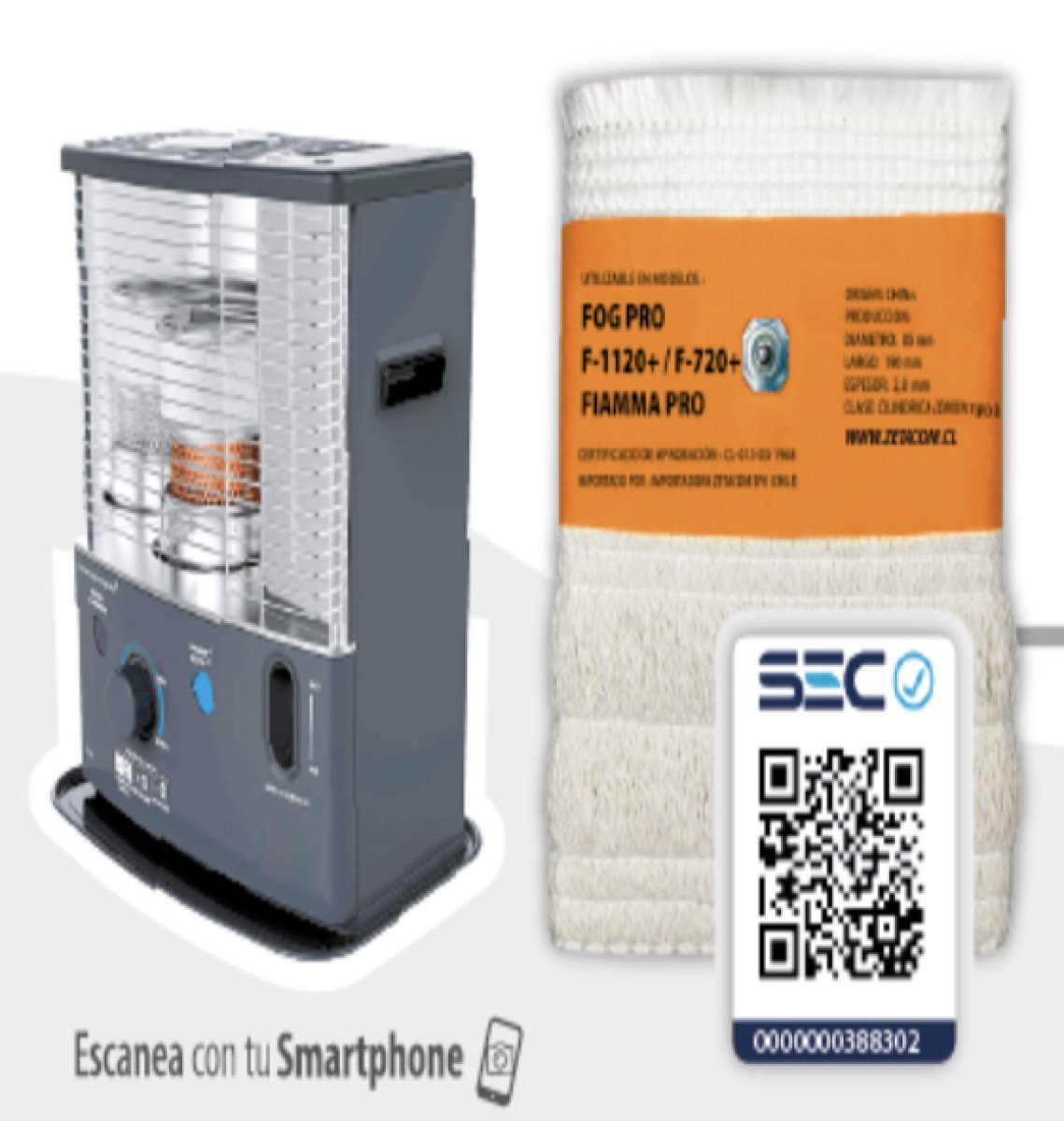MECHA ESTUFA O FOGUITA PRO / FIAMMA PRO / F720+ / F1120+ ZETACOM