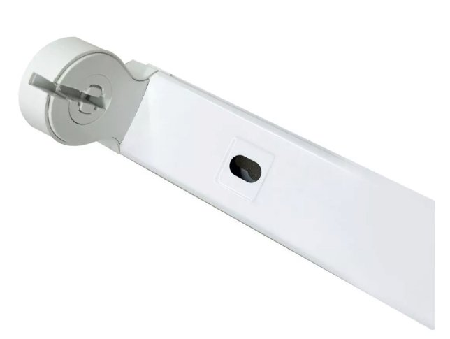 Base tubo led simple t8 1x18w largo sin tubo