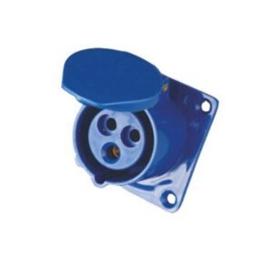 ENCHUFE HEMBRA INDUSTRIAL 32A  EMBUTIDO 2P+T