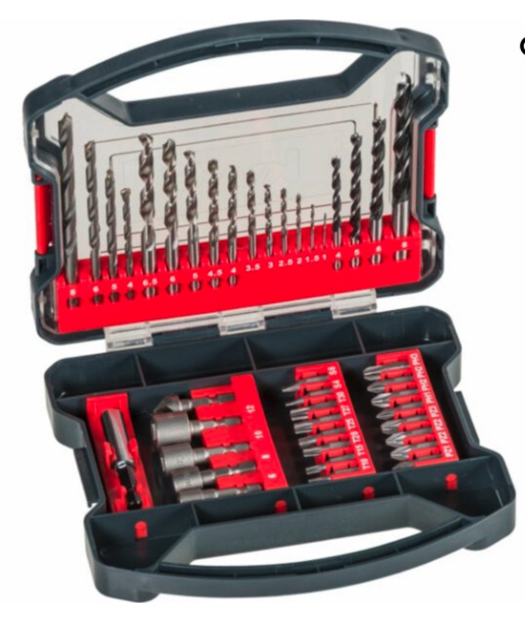 JGO BROCAS PUNTAS DADOS 41PZAS KWB
