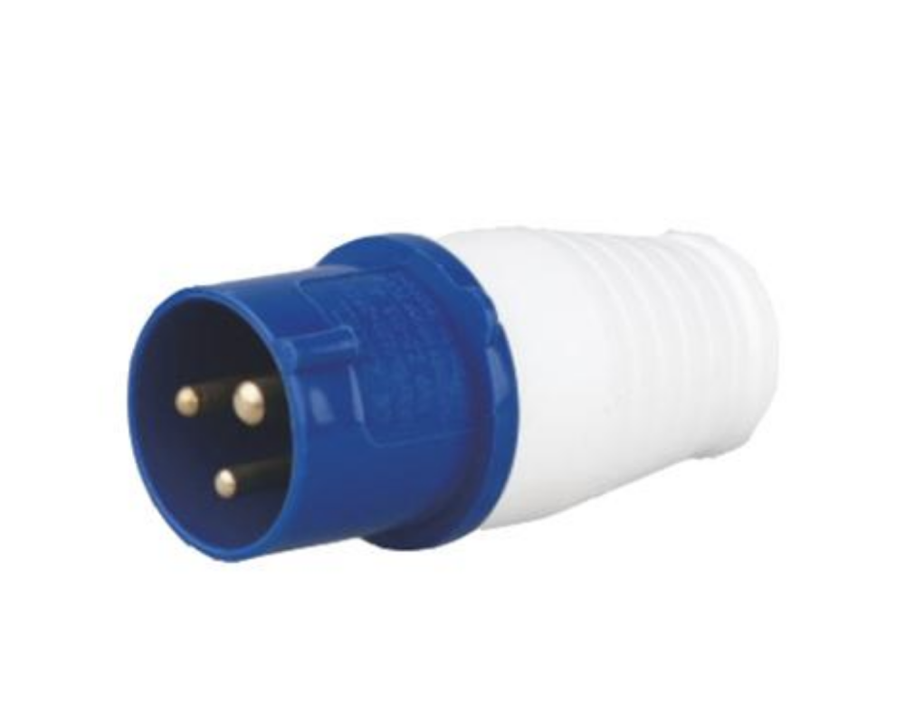 ENCHUFE MACHO INDUSTRIAL 16A VOLANTE 2P+T