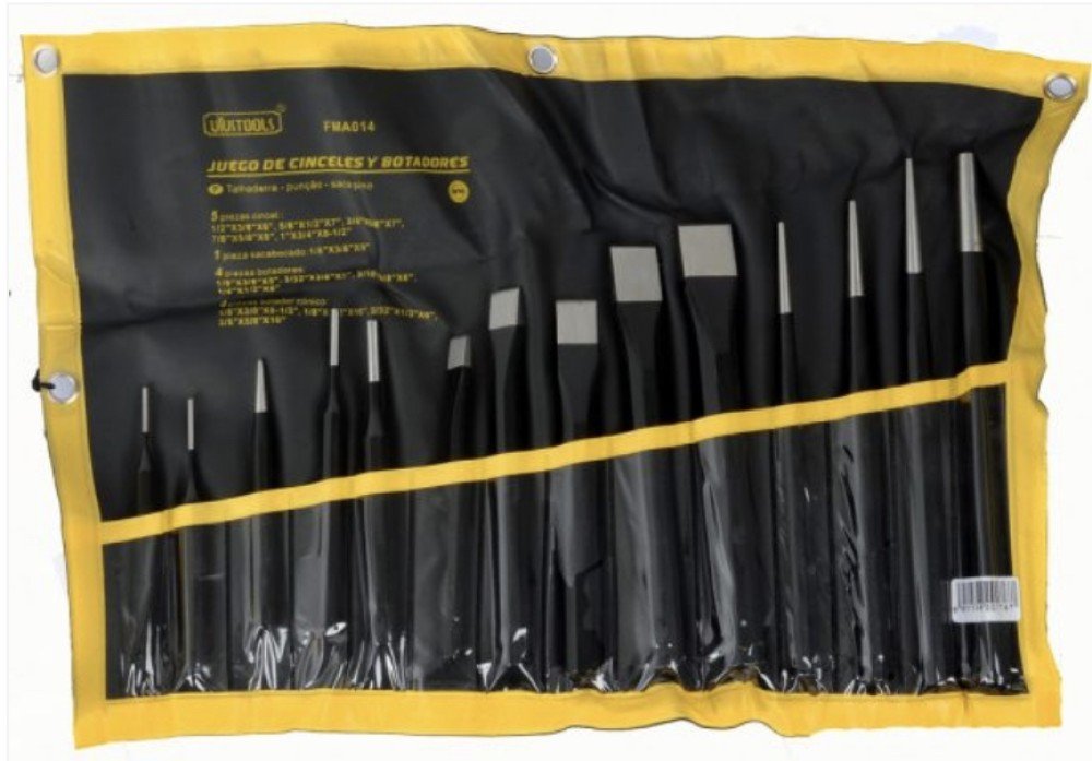 JGO FORMON-CINCEL METALICO 14 PCS UYUSTOOLS - Imagen 2