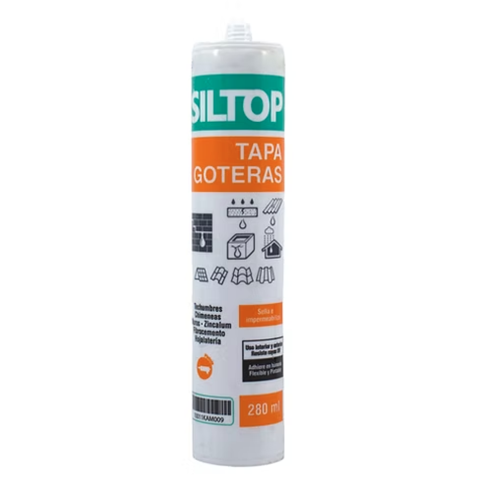 TAPAGOTERAS CARTUCHO 280ML GRIS SILTOP
