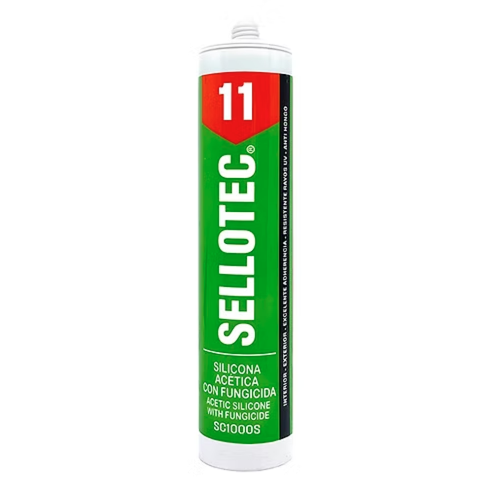 SILICONA ACETICA PISTOLA 280ML NEGRA