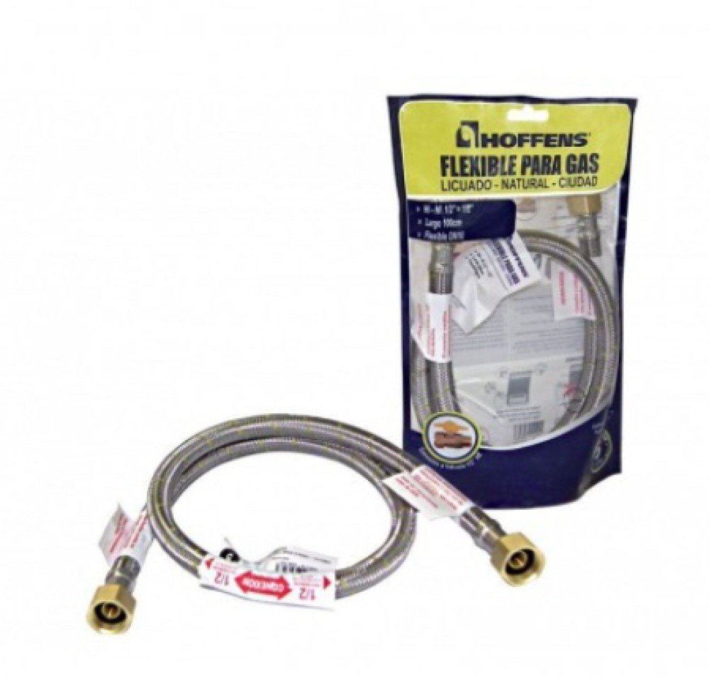 FLEXIBLE GAS 1/2-1/2 HI-HI 100 CMS CERTIFICADO HOFFENS