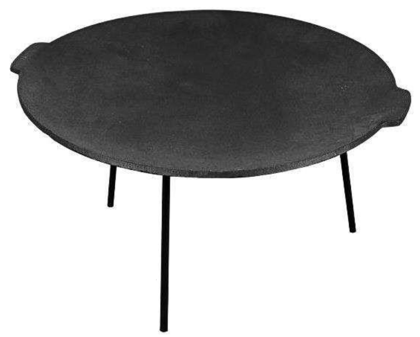 DISCO FIERRO FUNDIDO 45CMS CON PATAS DESMONTABLES