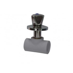 LLAVE PASO PPR CROMADA 25 MM VASTAGO 2.5