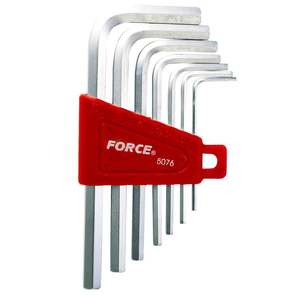 JGO LLAVES ALLEN 1.5-10 MM. 9 PZAS. CORTA (5093) FORCE