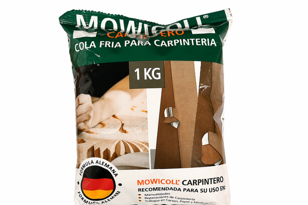 COLA FRIA CARPINTERA BOLSA 1 KILO MOWICOLL