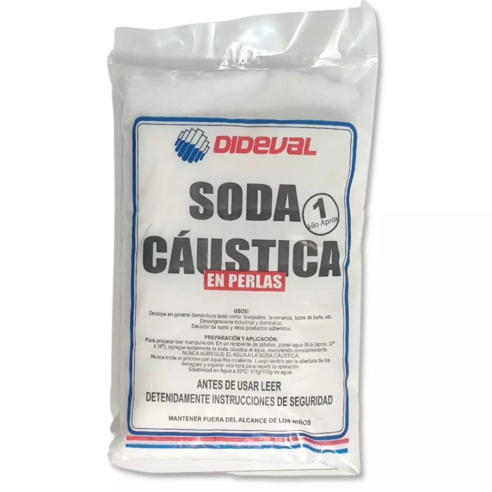 SODA CAUSTICA PERLA DIDEVAL KILO