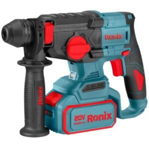 ROTOMARTILLO 24MM A BATERÍA 20V + 2 BATERÍAS 4AH + CARGADOR + MALETÍN 8678 RONIX